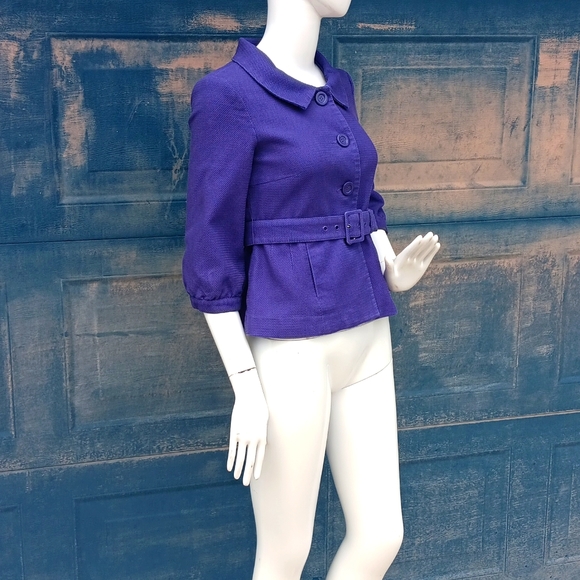 DIVIDE by H&M Ladies (4) Button Jacket/Belt Closure (*Thick Cotton) - Picture 4 of 17